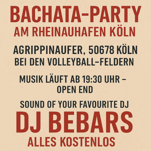 Bachata-Party Rheinauhafen