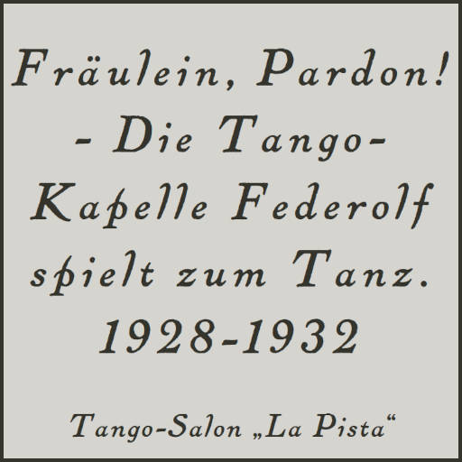 Tango-Kapelle Federolf spielt zum Tanz